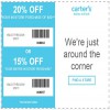Thumbnail for coupon for: Last day to redeem carter's printable coupon